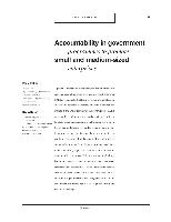 Accountability in government programmes to promote small and medium-sized enterprises