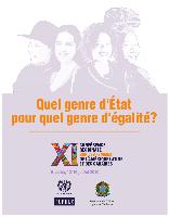Quel genre d'État pour quel genre d'égalité?: XI Conferénce régionale sur les femmes de l'Amérique latine et les Caraibes: Brasilia, 13 al 16 juillet 2010