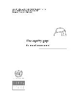 The equity gap: a second assessment