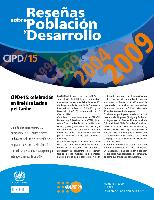 Reseñas sobre Población y Desarrollo 1: CIPD+15: celebración en América Latina y el Caribe