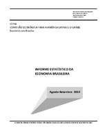 Informe estatístico da economia brasileira, agosto-setembro 2014