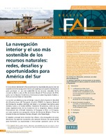 Inland navigation and a more sustainable use of natural resources: networks, challenges and opportunities for South America