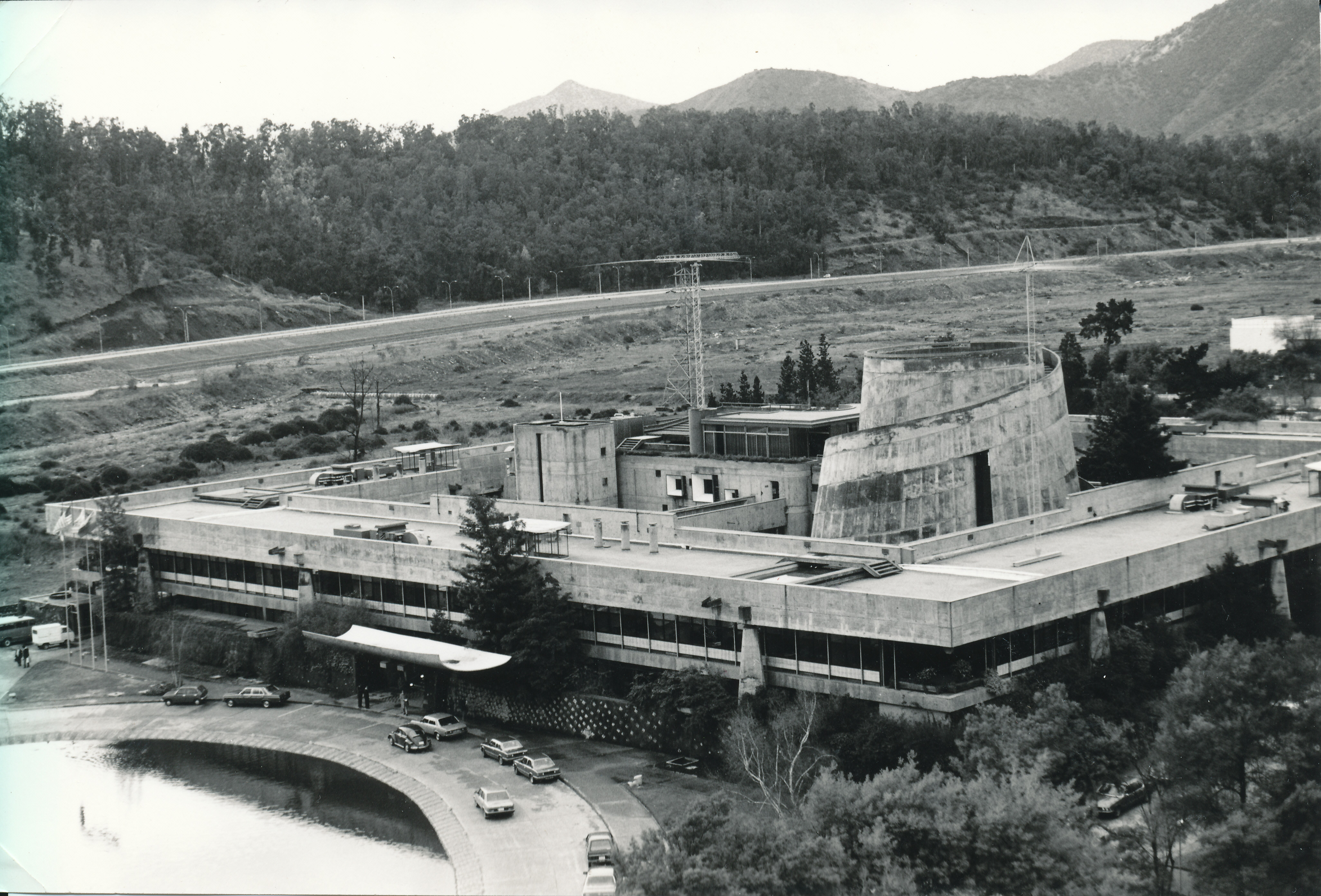 Construcción del edificio de la CEPAL