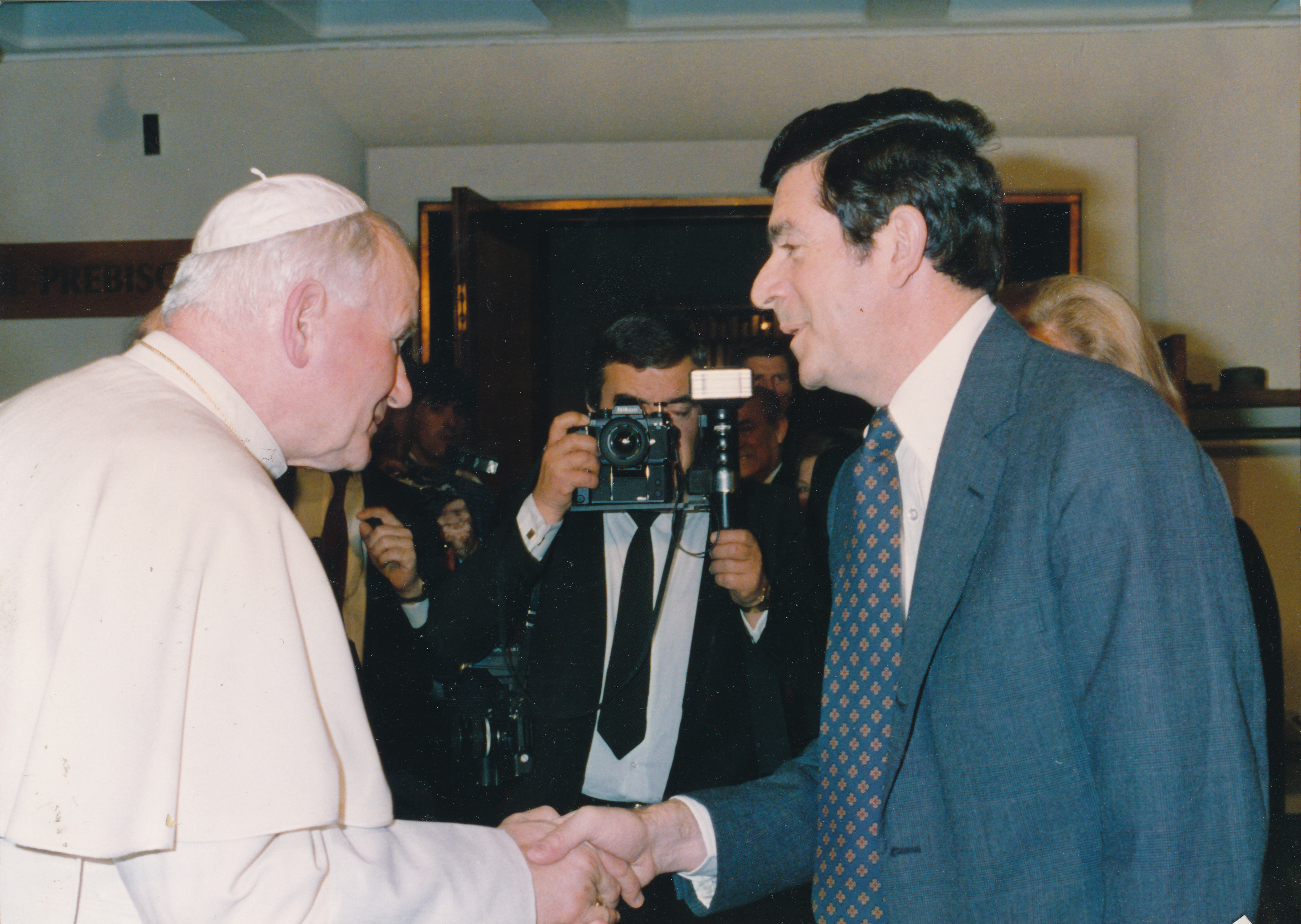 Visita del Papa Juan Pablo II a la CEPAL