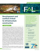 Development and conflicts linked to infrastructure construction