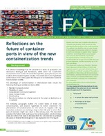 Reflections on the future of container ports in view of the new containerization trends