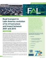Road transport in Latin America: evolution of its infrastructure and impact between 2007 and 2015