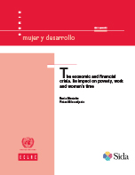The economic and financial crisis: its impact on poverty, work and women's time