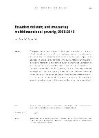 Ecuador Defining And Measuring Multidimensional Poverty Ecuador Defining And Measuring Multidimensional Poverty
