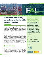 Institutional framework, co-modality and sustainable transport services
