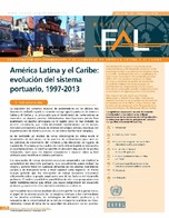 América Latina y el Caribe: Evolución del sistema portuario, 1997-2013