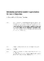 Informality and labour market segmentation: the case of Argentina