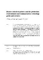 Mexico: industrial policies and the production of information and communication technology goods and services