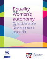 Equality and women’s autonomy in the sustainable development agenda