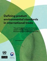 Defining product environmental standards in international trade