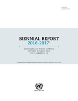 Biennial Report 2016 2017 Economic And Social Council