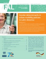 Gender determinants in urban mobility policies in Latin America