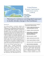 Policy Brief: Planning for resilience: an integrated approach to tackle climate change in the Caribbean