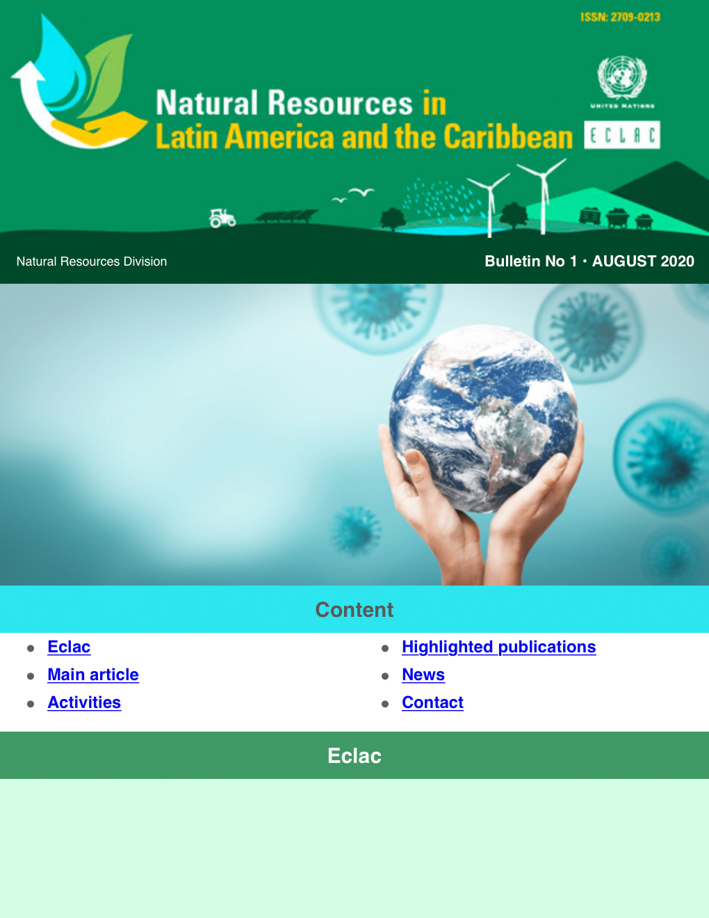 Natural Resources in Latin America and the Caribbean - No.1