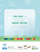 A big push for sustainability in Brazil’s energy sector Input and evidence for policy coordination