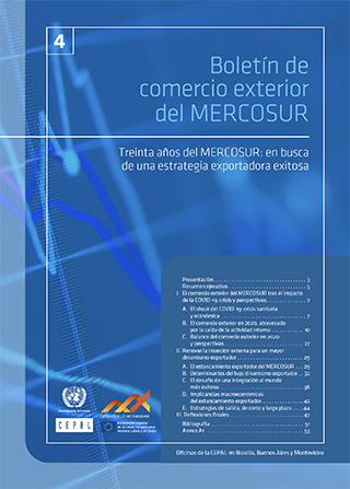 Boletín de Comercio Exterior del MERCOSUR Nº 4. Treinta años del MERCOSUR: en busca de una estrategia exportadora exitosa
