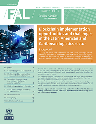 Blockchain implementation opportunities and challenges in the Latin American and Caribbean logistics sector