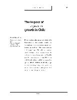 The impact of exports on growth in Chile