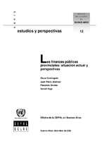 Las finanzas públicas provinciales: situación actual y perspectivas