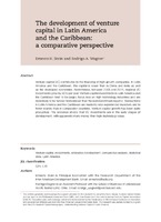 The development of venture capital in Latin America and the Caribbean: a comparative perspective