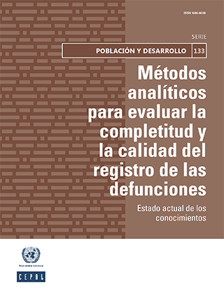 Métodos analíticos para evaluar la completitud y la calidad del registro de las defunciones: estado actual de los conocimientos