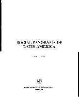 Social Panorama of Latin America  1996