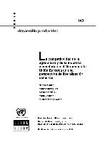 La competitividad de la agricultura y de la industria alimentaria en el MERCOSUR y la Unión Europea en una perspectiva de liberalización comercial