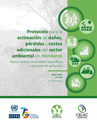 Protocolo para la estimación de daños, pérdidas y costos adicionales del sector ambiental en Honduras: marco teórico, necesidades específicas y ejemplos de aplicación