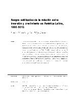 Rasgos estilizados de la relación entre inversión y crecimiento en América Latina, 1980-2012