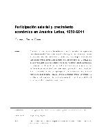 Participación salarial y crecimiento económico en América Latina, 1950-2011