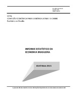 Informe estatístico da economía brasileira, abril-maio 2015