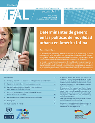 Determinantes de género en las políticas de movilidad urbana en América Latina