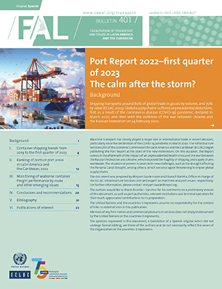 Port Report 2022–first quarter of 2023: The calm after the storm?