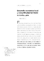 Desarrollo económico local y competitividad territorial en América Latina