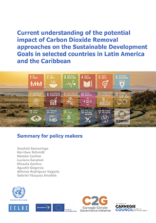 Current understanding of the potential impact of Carbon Dioxide Removal approaches on the Sustainable Development Goals in selected countries in Latin America and the Caribbean: Summary for policy makers