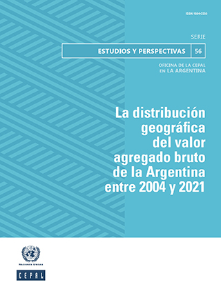 La distribución geográfica del valor agregado bruto de la Argentina entre 2004 y 2021