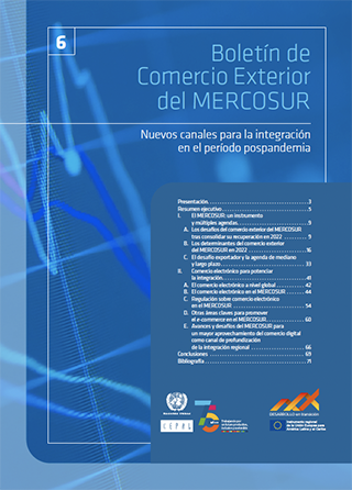 Boletín de Comercio Exterior del MERCOSUR Nº 6. Nuevos canales para la integración en el período pospandemia