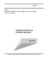 Informe estatístico da economía brasileira, julho 2015