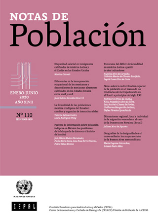 Notas de Población Vol. 47 N° 110