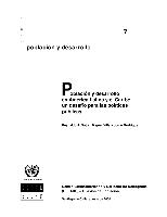 Población y desarrollo en América Latina y el Caribe: un desafío para las políticas públicas