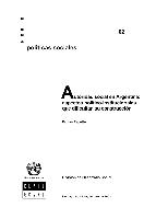 Autoridad social en Argentina: aspectos político-institucionales que dificultan su construcción