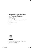 Migración internacional en América Latina y el Caribe: nuevas tendencias, nuevos enfoques