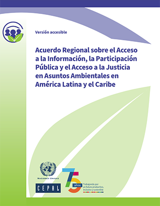 Portada del documento en español