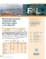 Movimiento portuario contenedorizado de América Latina y el Caribe 2011