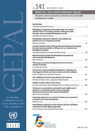 CEPAL Review no. 141. Special 75th Anniversary Issue: Towards a more productive, inclusive and sustainable development model